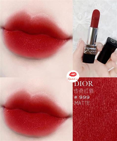 dior 999 matte vs velvet.